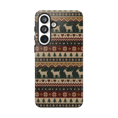 Fair Isle Goats Tough Case