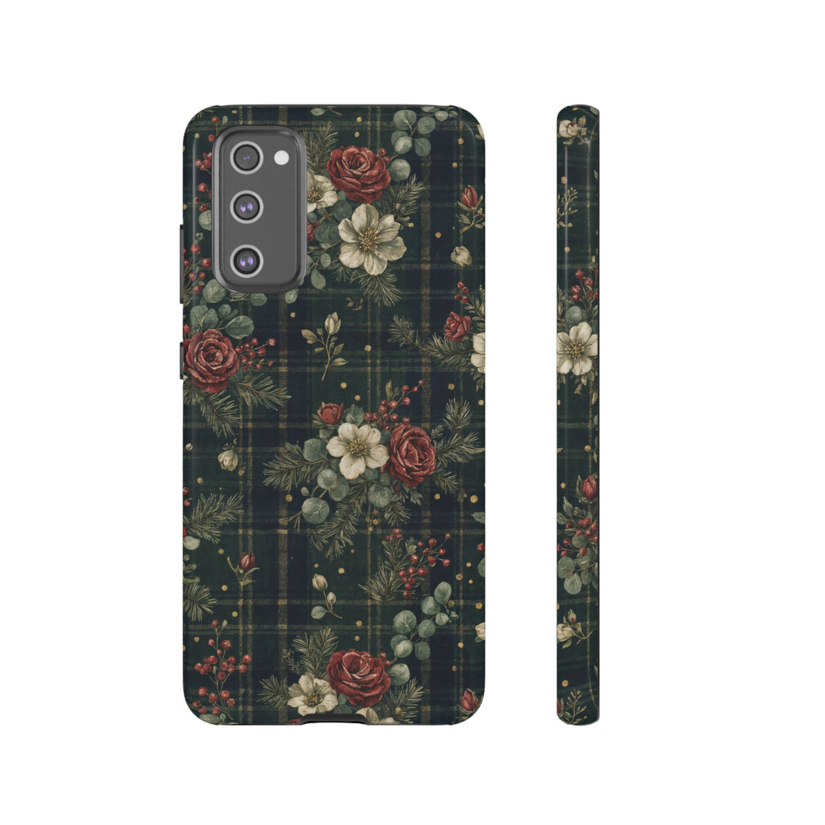 Tartan Roses Tough Case