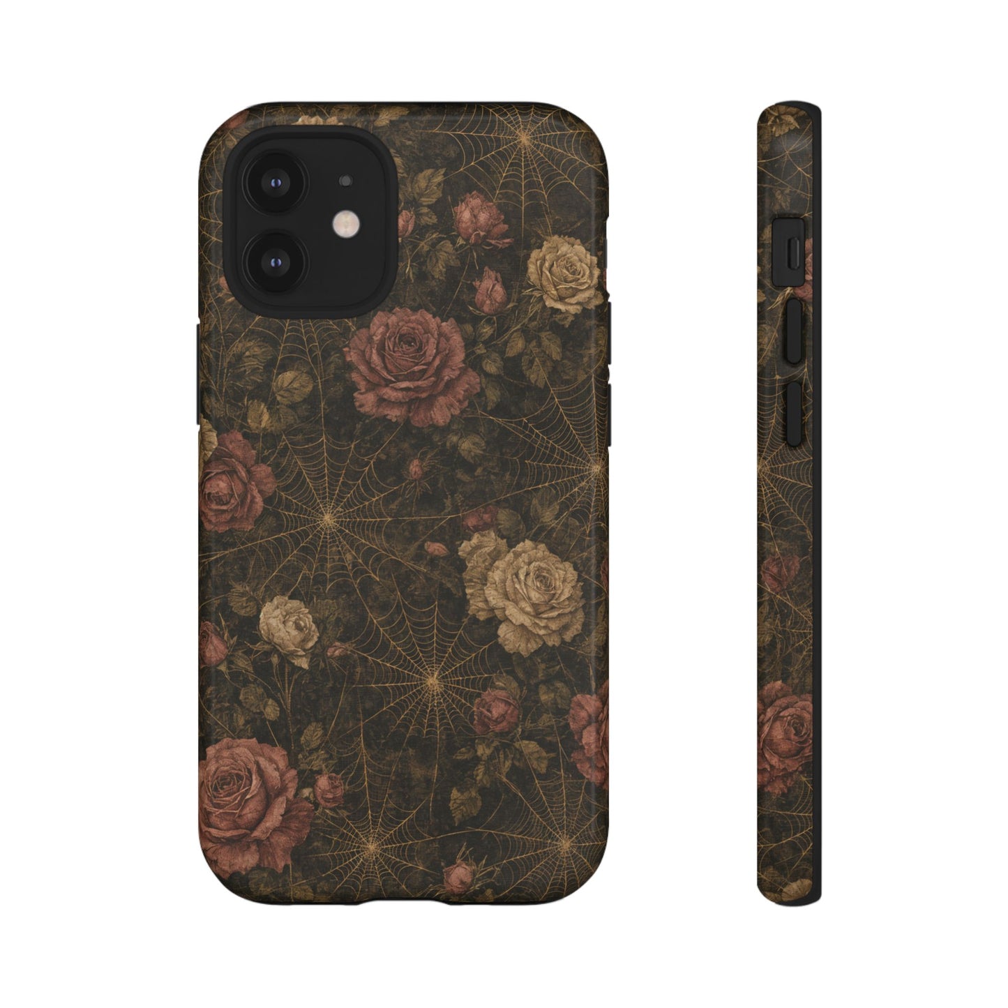 Spiderweb Rose Tough Case