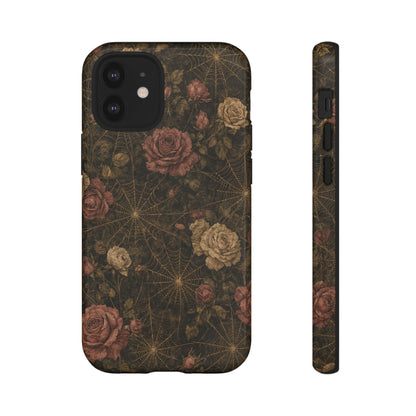 Spiderweb Rose Tough Case