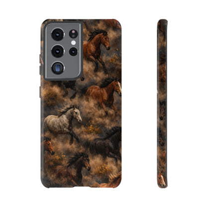 Running Horses Tough Case
