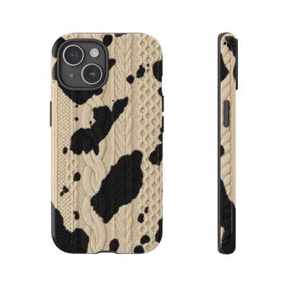Cable Knit Cowhide Tough Case