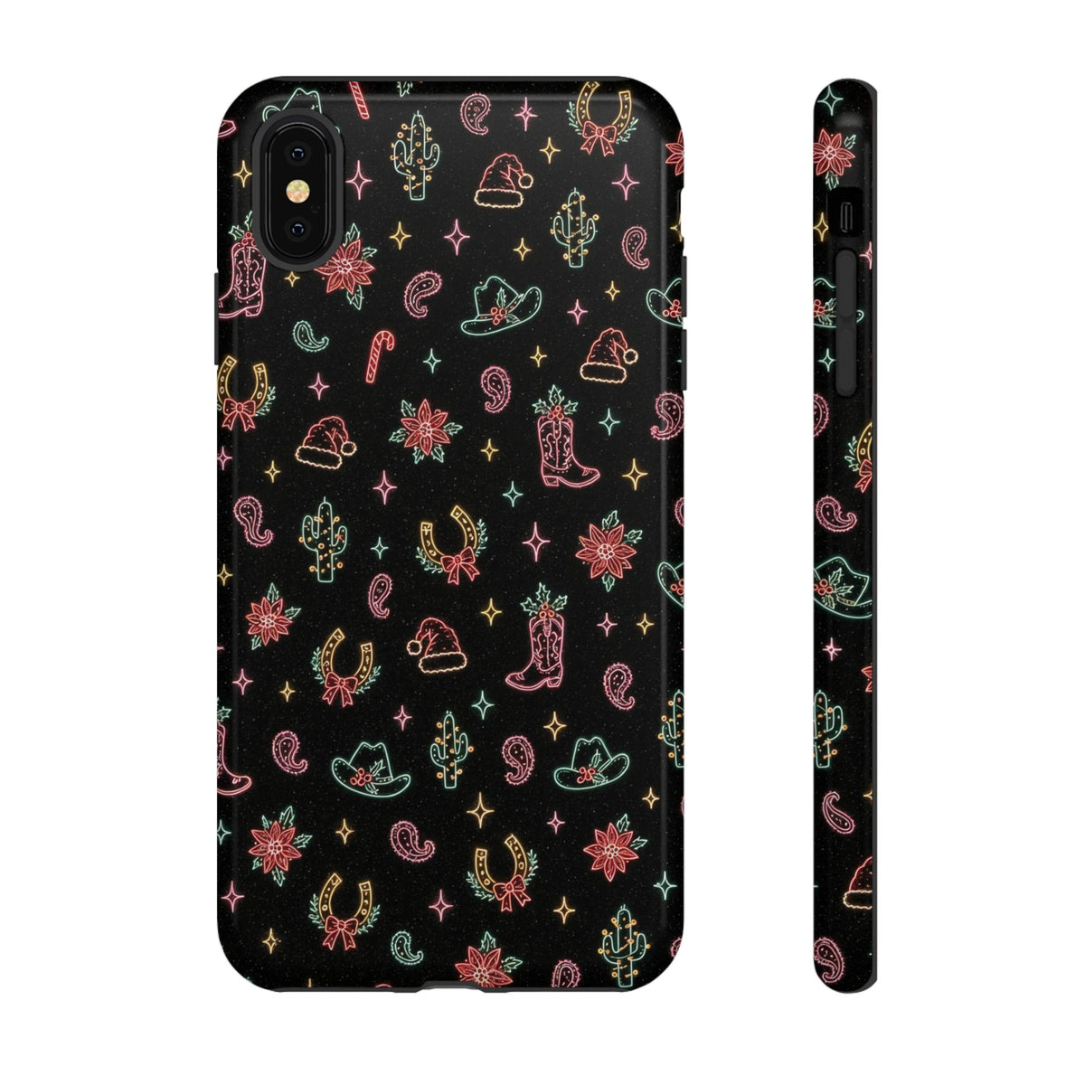 Neon Holiday Doodles Tough Case
