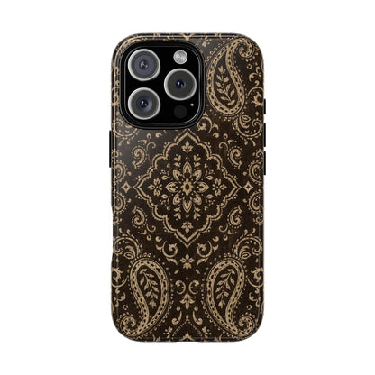 Chocolate Paisley Tough Case