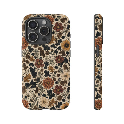 Autumn Cowhide Bloom Tough Case