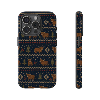 Highland Cow Sweater Tough Case