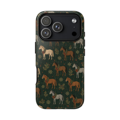 Wreath Horses Tough Case