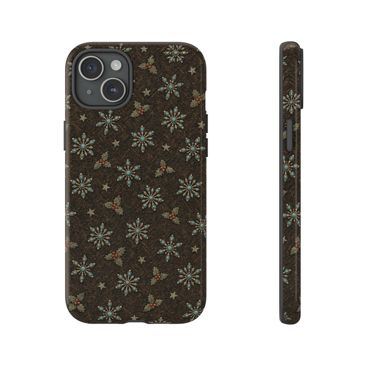 Squash Blossom Snowflakes Tough Case