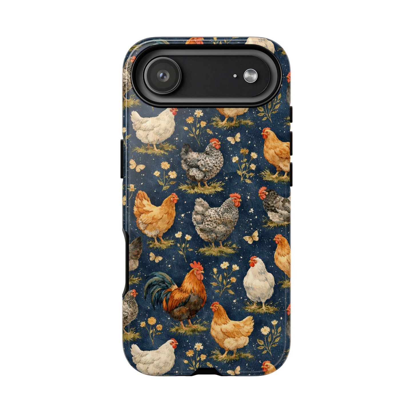 Indigo Chickens Tough Case