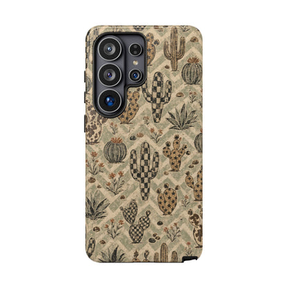 Checkered Cactus Tough Case