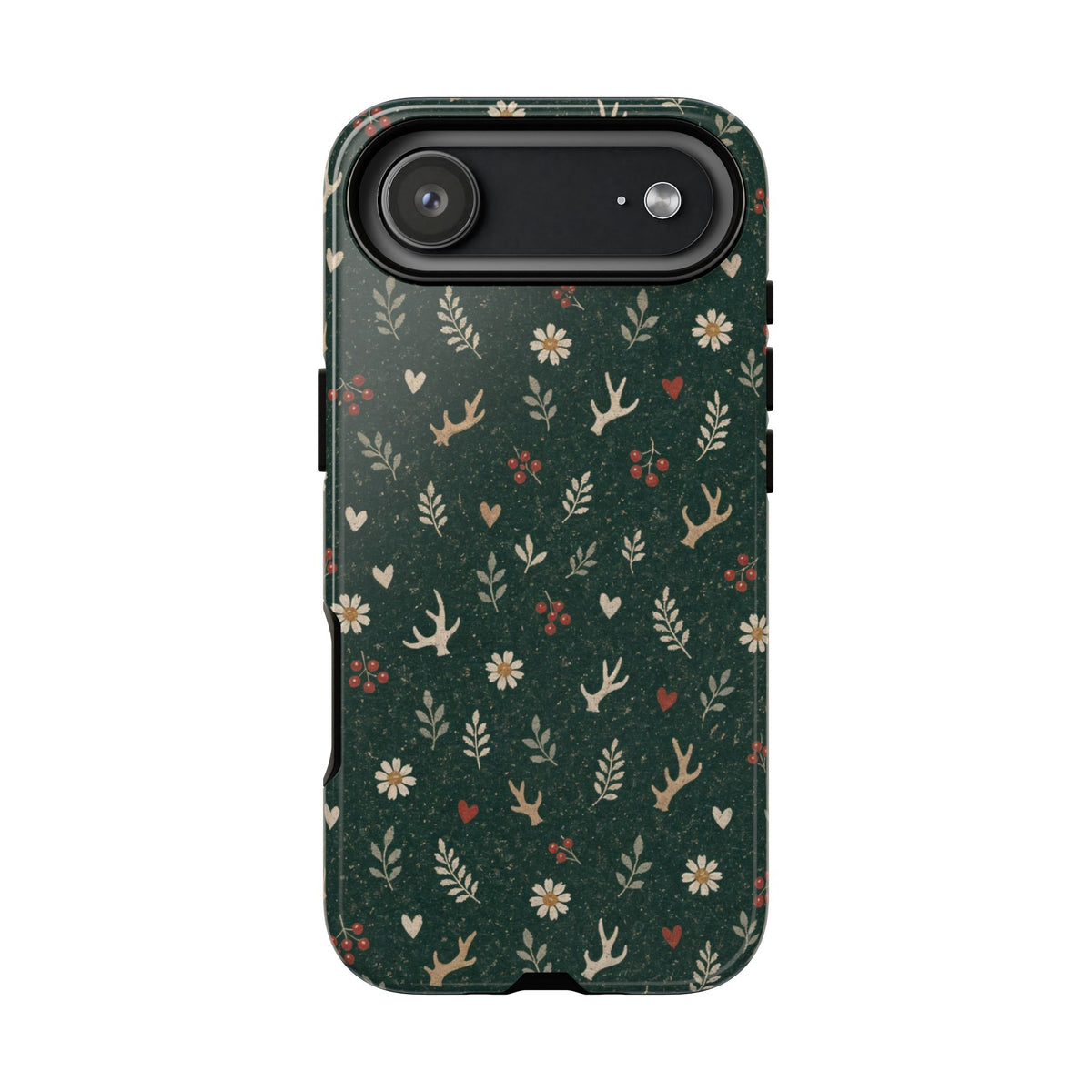 Antler Daisies Evergreen Tough Case