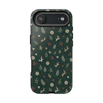 Antler Daisies Evergreen Tough Case