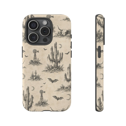 Spooky Desert Toile Tough Case