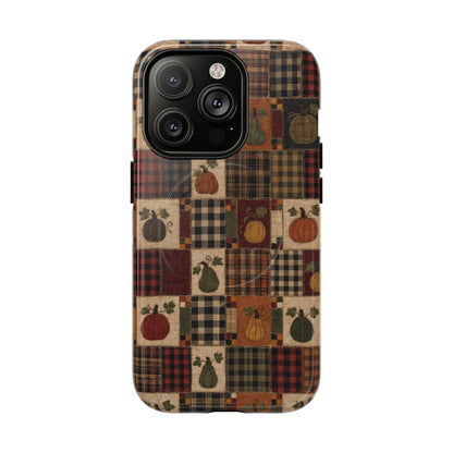 Plaid Pumpkin Magnetic Case