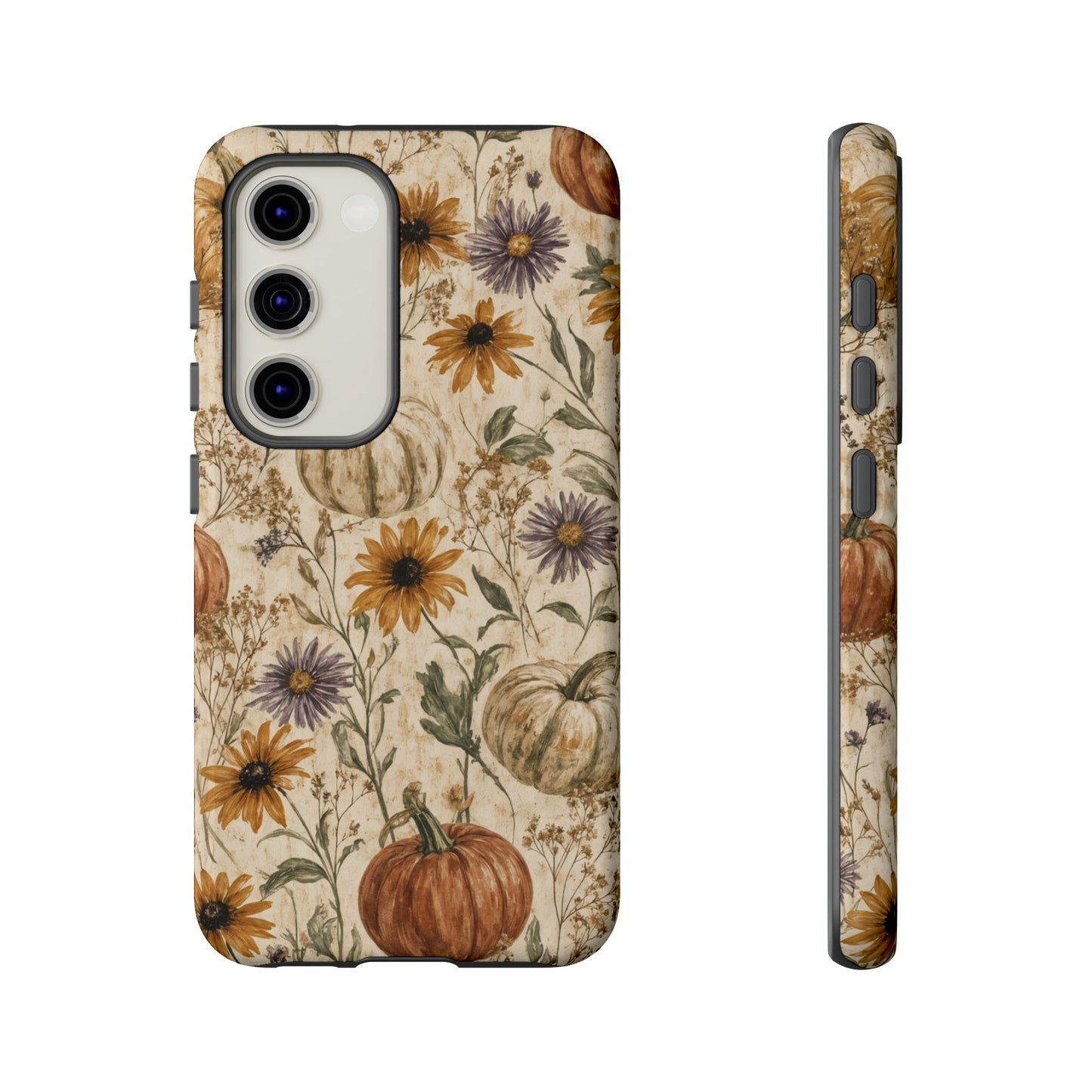 Pumpkin Wildflower Tough Case
