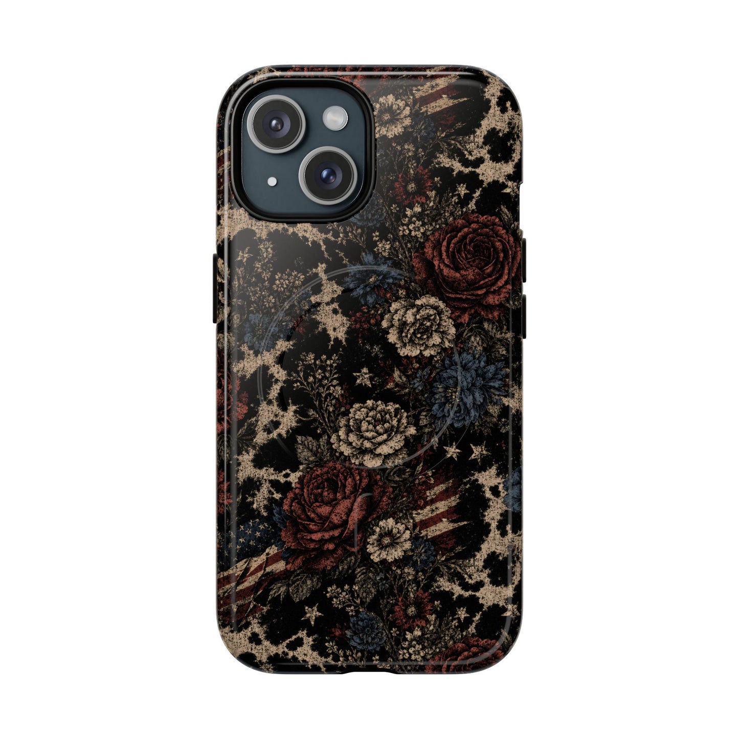 USA Cowhide Bloom Magnetic Case