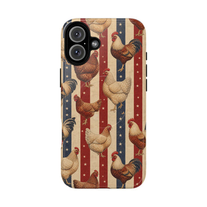Chickens and Stripes Magnetic Case