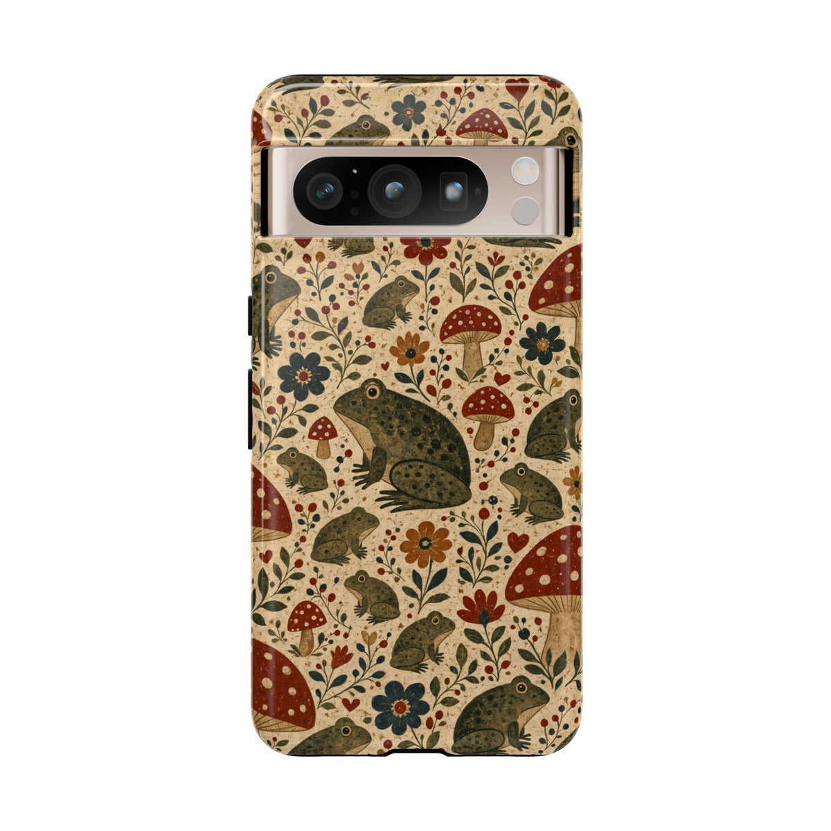Folk Frog Toadstool Tough Case