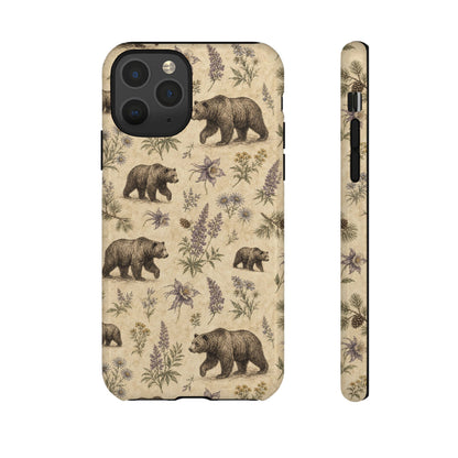 Floral Bear Tough Case