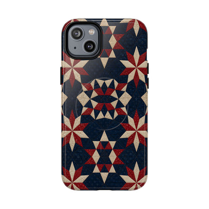 Patriotic Quilt Magnetic Case
