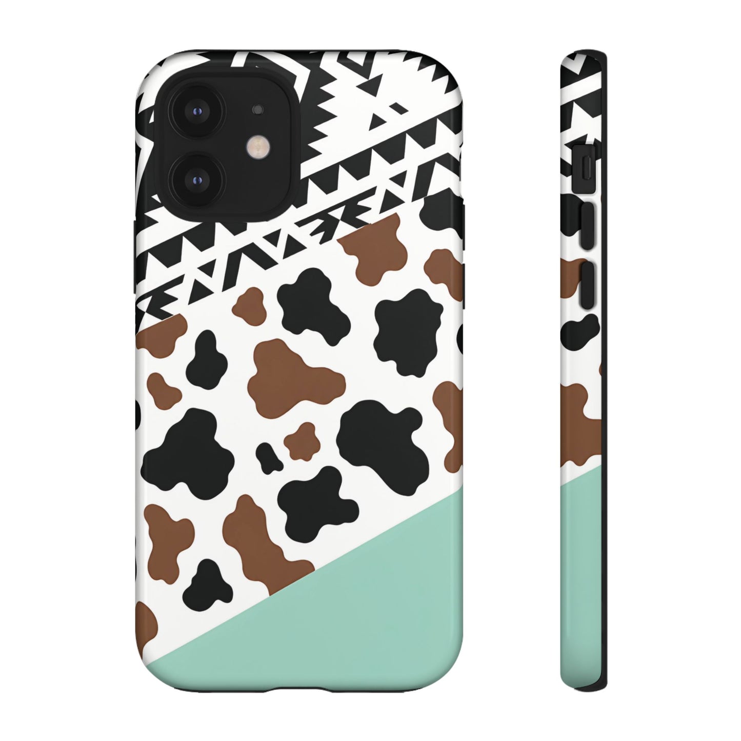 Mint Aztec Cowhide Tough Case