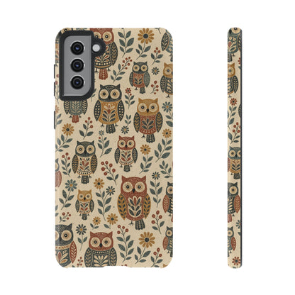 Folk Owls Tough Case