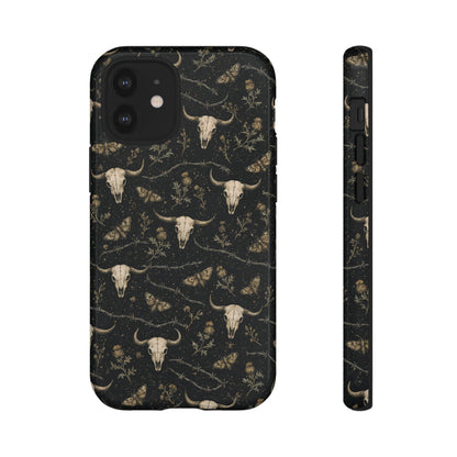 Bull Skull Barbwire Tough Case