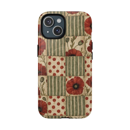 Poppy Patchwork Magnetic Case