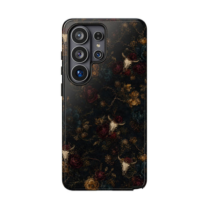 Bull Skull Bloom Tough Case
