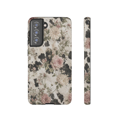 Floral Cowhide Tough Case