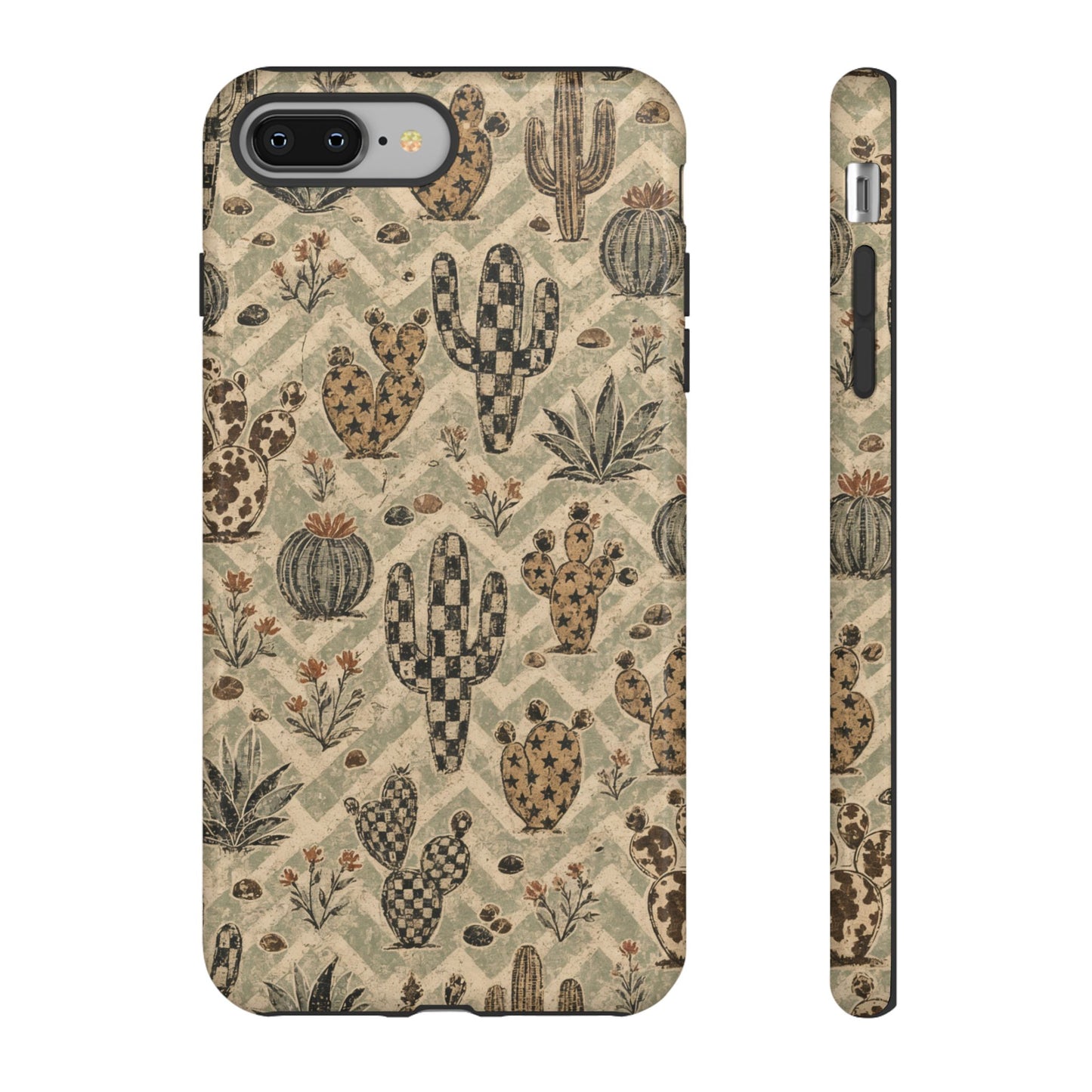 Checkered Cactus Tough Case