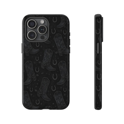 Western Noir Boots Tough Case