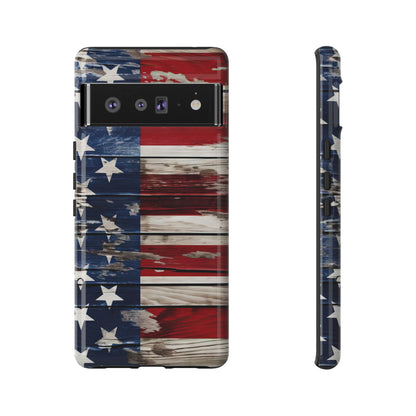 Wood Stars Stripes Tough Case