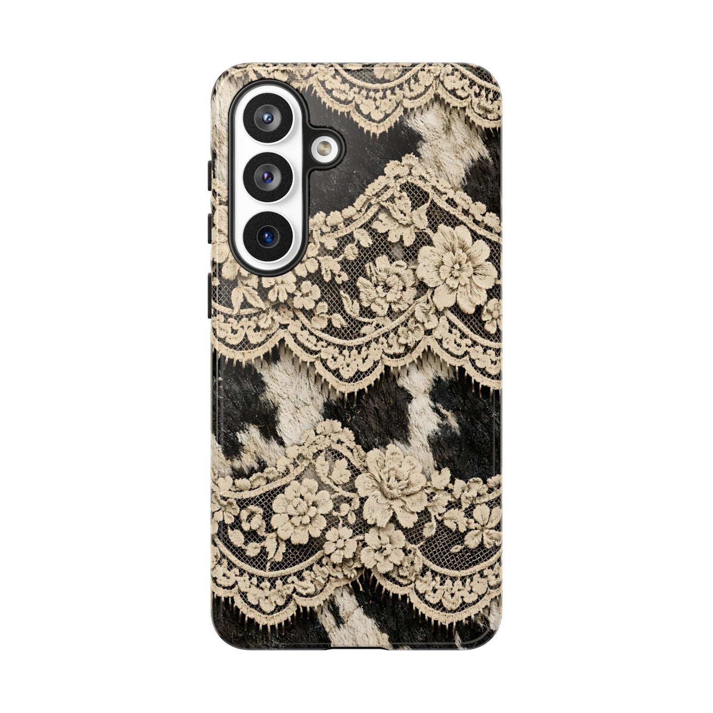 Cowhide Lace Tough Case
