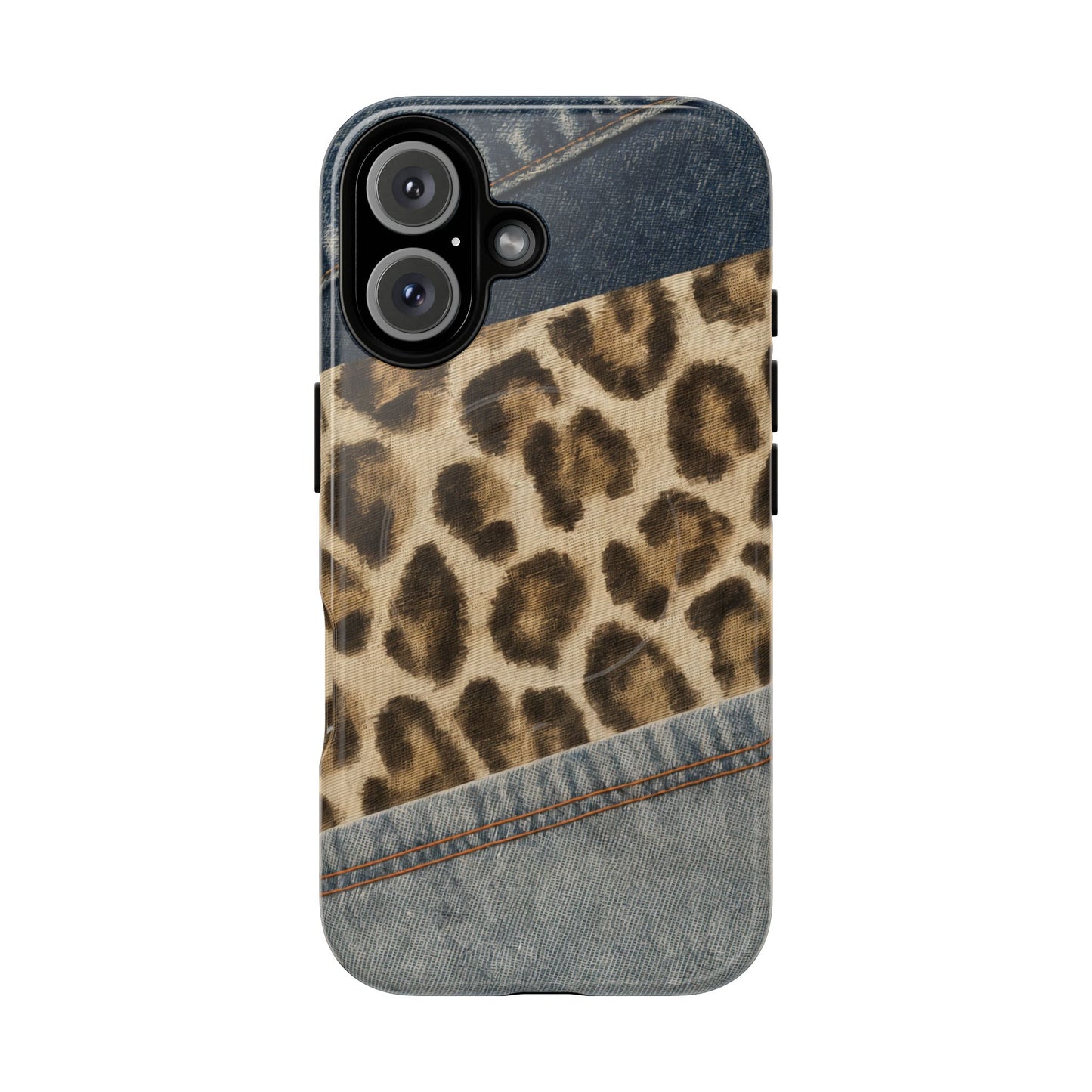 Leopard Stitch Magnetic Case
