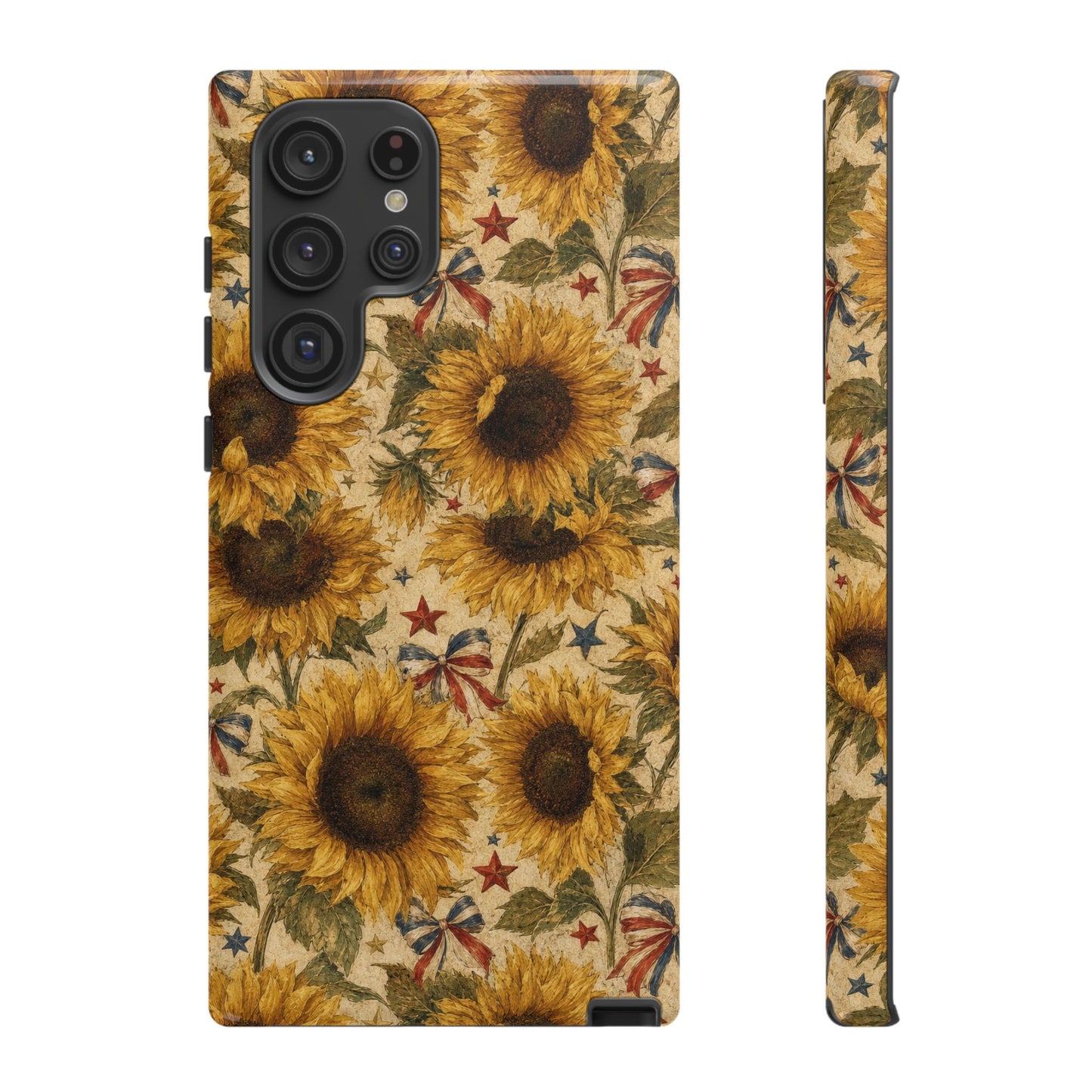 Patriotic Sunflowers Tough Case