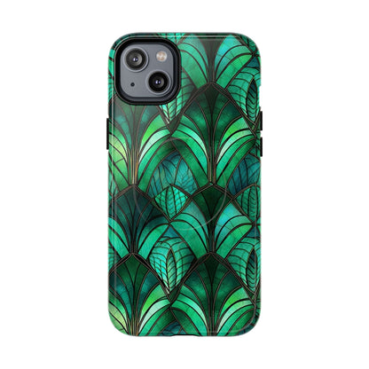 Emerald Green Stained Glass Magnetic Case