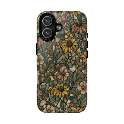 Wildflower Glass Magnetic Case