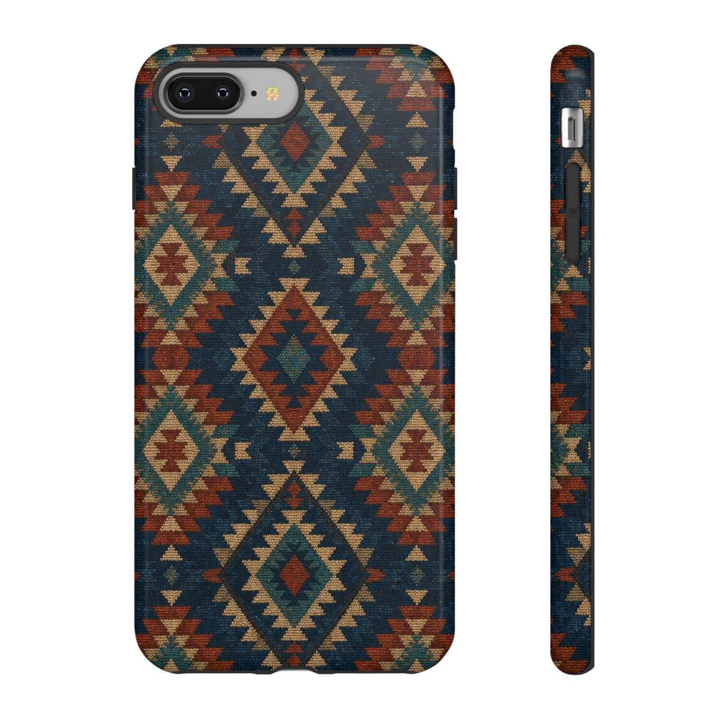 Navy Aztec Tough Case
