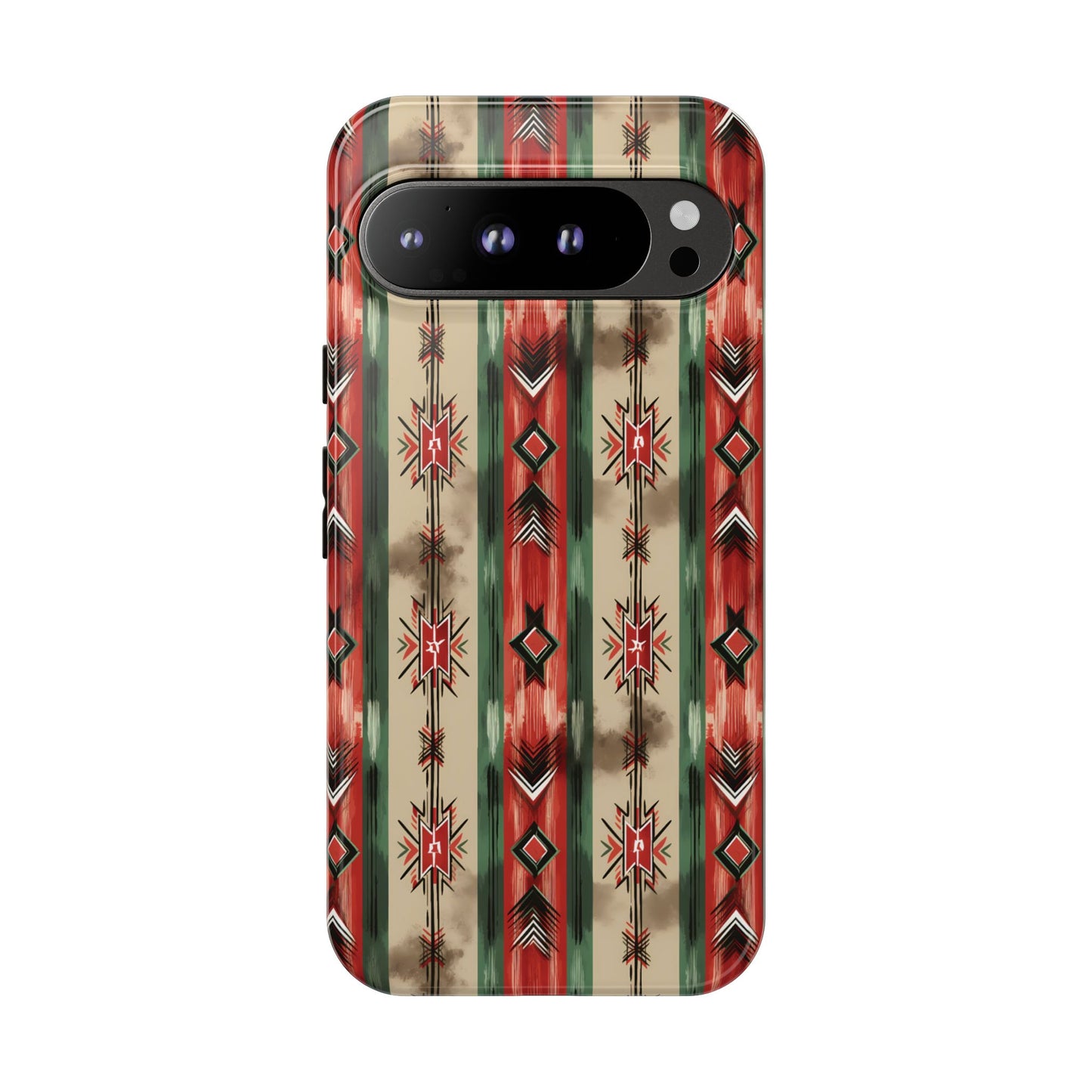 Christmas Aztec Stripes Tough Phone Case