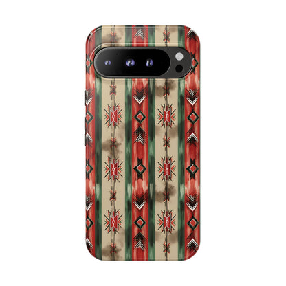 Christmas Aztec Stripes Tough Phone Case