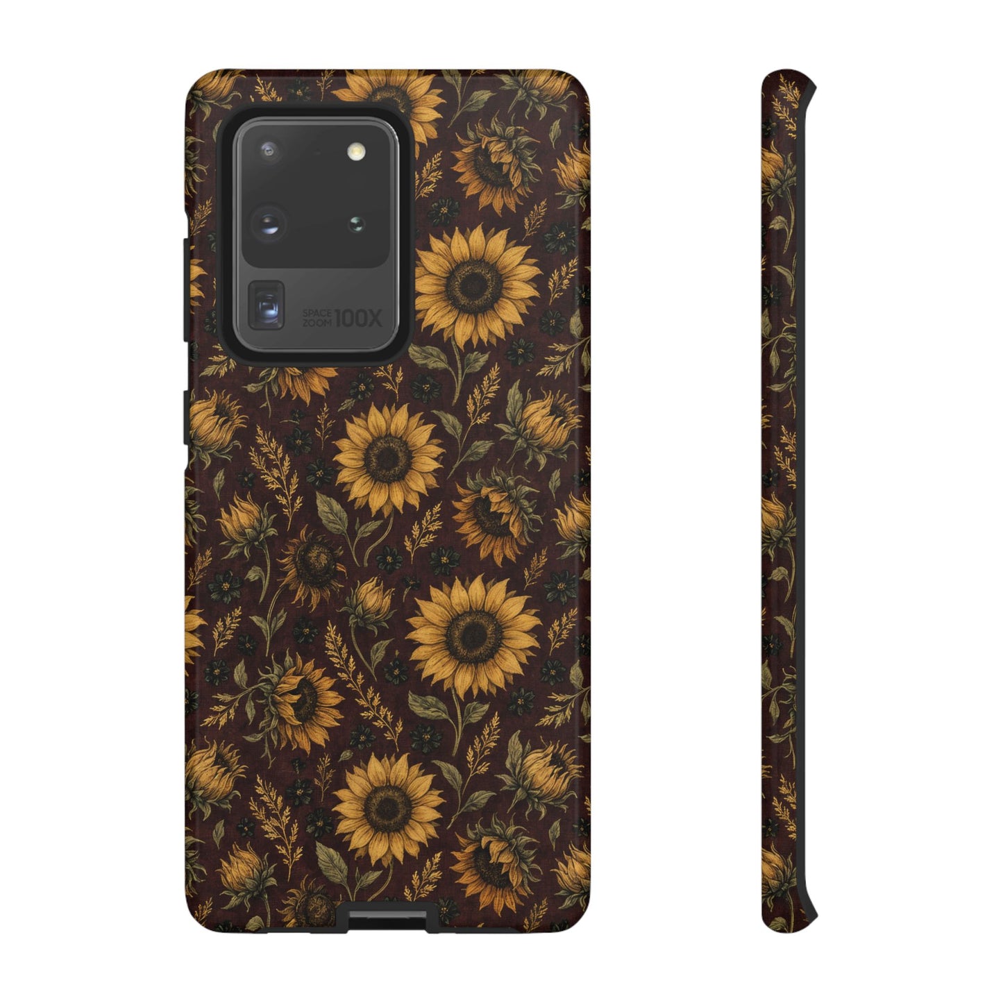 Burgundy Sunflowers Tough Case