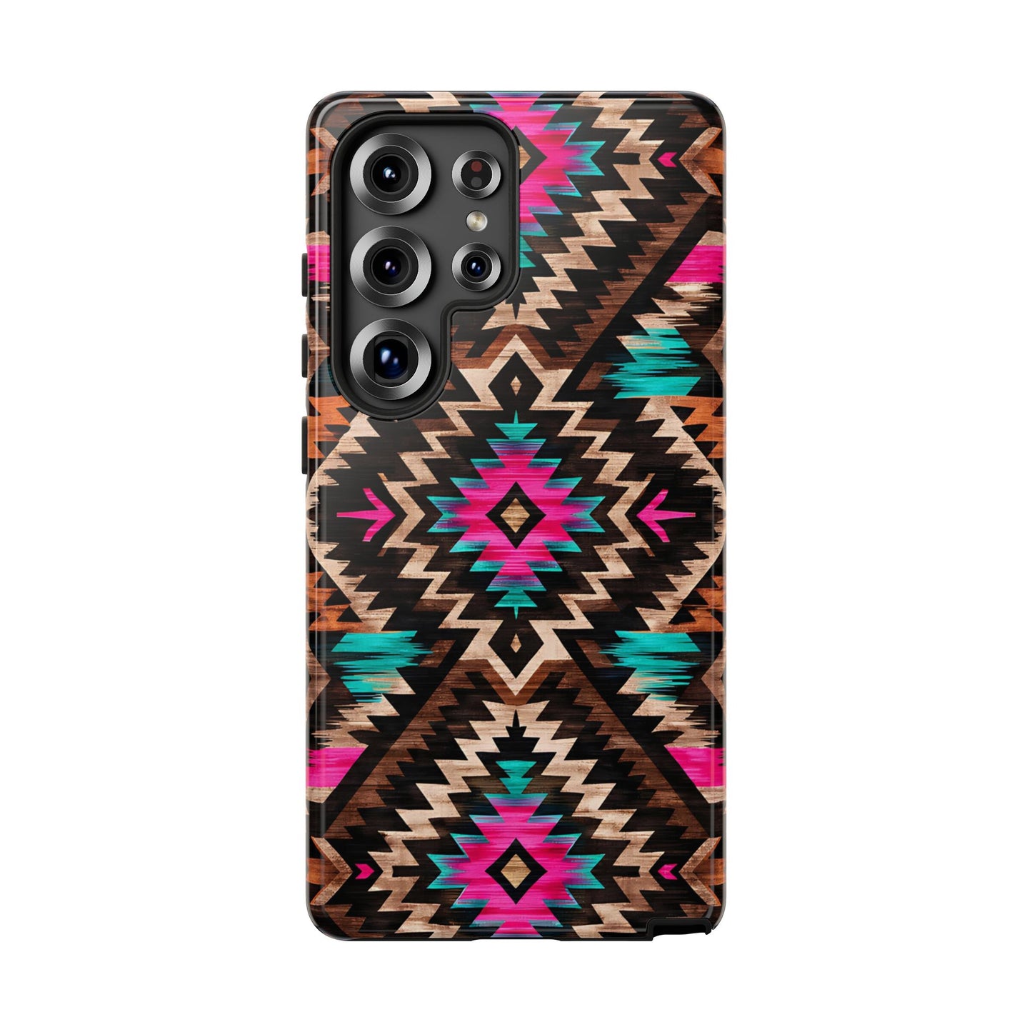 Neon Aztec Rug Tough Case