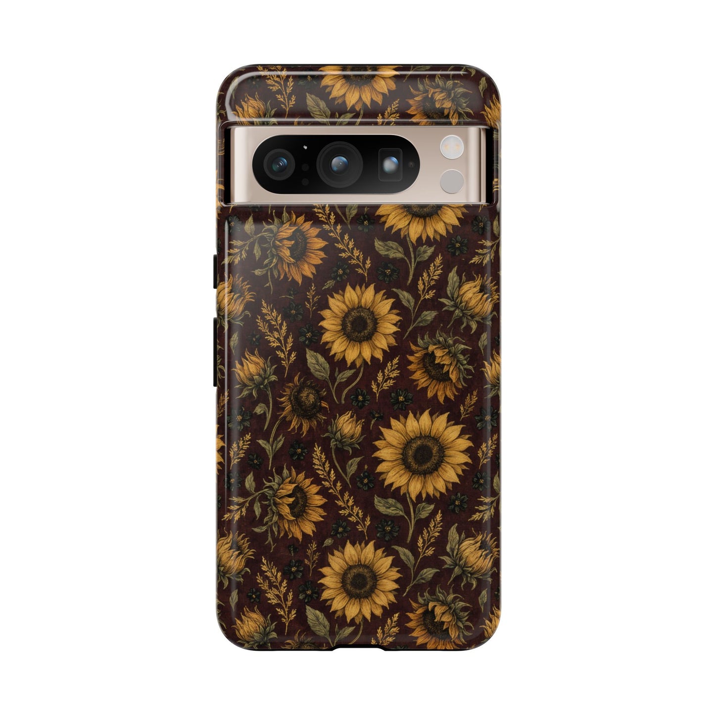 Burgundy Sunflowers Tough Case
