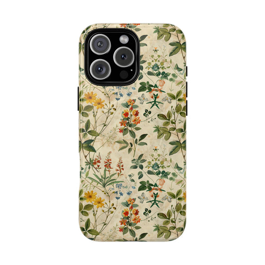 Vintage Floral Magnetic Case