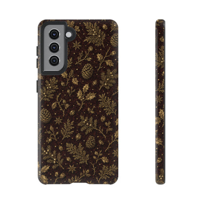 Brass Winter Botanicals Tough Case