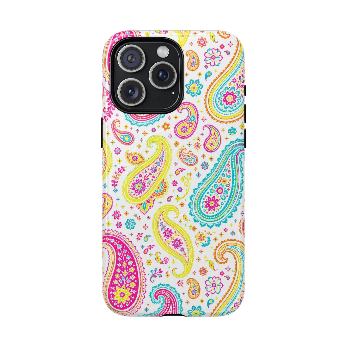 Neon Paisley Magnetic Case