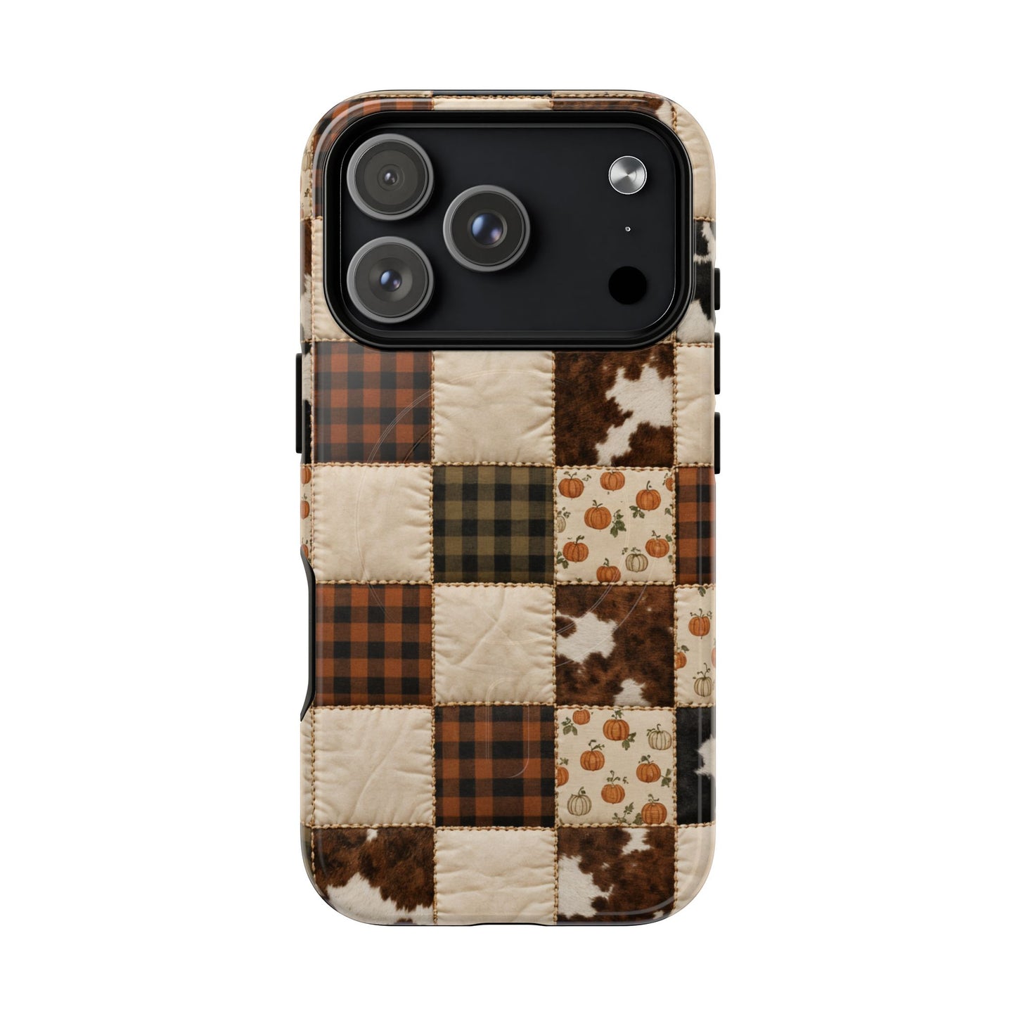 Cowhide Pumpkin Magnetic Case