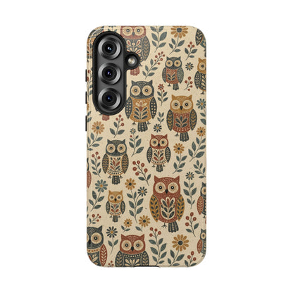 Folk Owls Tough Case