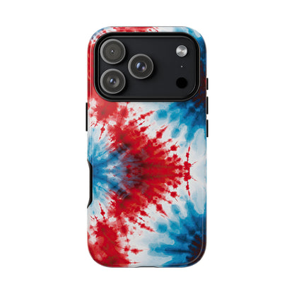 Patriotic Tie-dye Tough Phone Case
